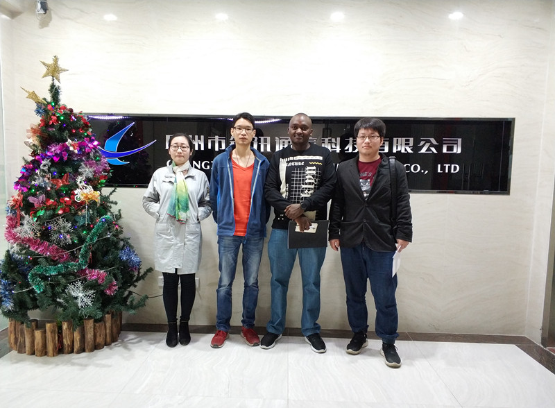 肯尼亞客戶(hù)到我公司參觀(guān)考察